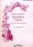 Pachelbel Canon for flute, clarinet and piano