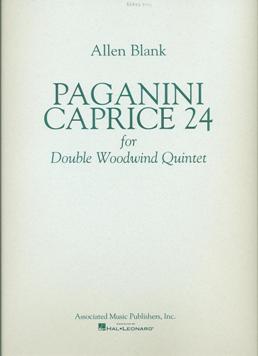 Paganini Caprice 24 for Double Woodwind Quintet