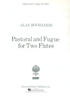 Pastoral and Fugue (score form)