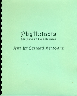 Phyllotaxis for flute and electronics (flute part only)
