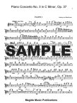 Piano Concerto #3 in C Minor Op37 (1st flute part)