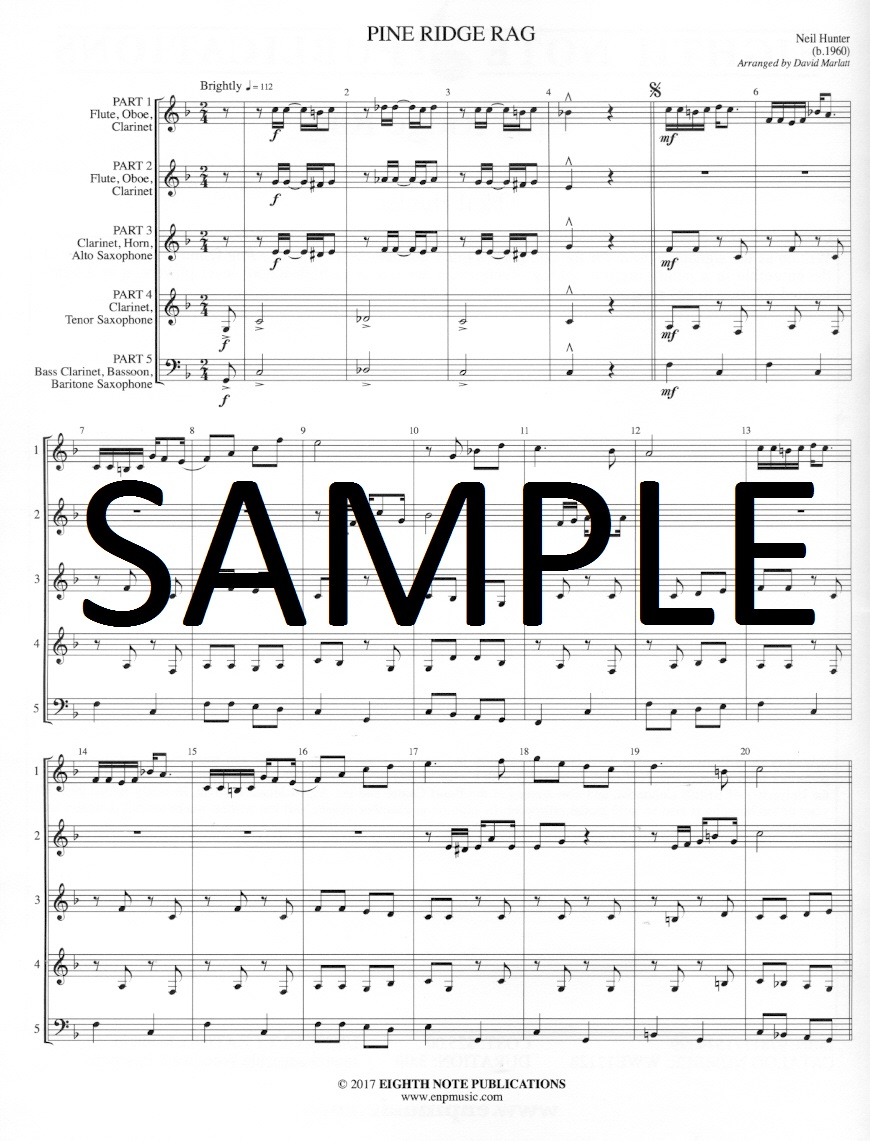 Buy Pine Ridge Rag Online at $25 - Flute World