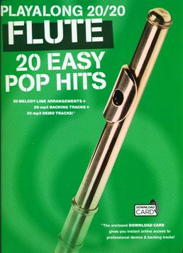 Playalong 20/20 Flute-20 Easy Pop Hits