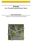 Prelude from the Well-Tempered Clavier (Book 1)