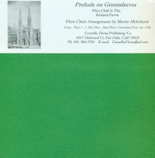 Prelude on Greensleeves