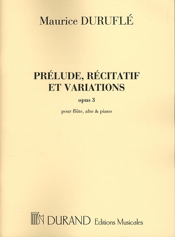 Prelude, Recitativ, & Variations Op3