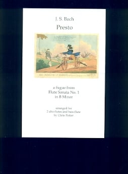 Presto from Flute Sonata #1 in b Minor