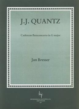 Quantz Cadenzas for Concerto in G