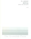 Quartet in C K454 (sc&pts)