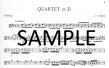 Quartet in D