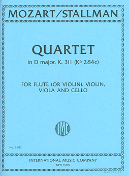 Quartet in D K311 (sc&pts)
