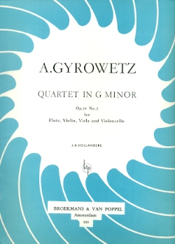 Quartet in g Op19 #2