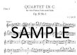 Quartets Op19 #1 and #3