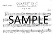 Quartets Op19 #1 and #3