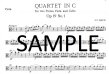 Quartets Op19 #1 and #3