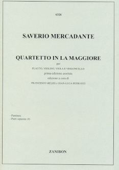 Quartetto in A (sc&pts)