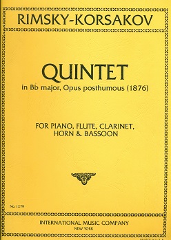 Quintet in Bb  Opus posthumous (1876)