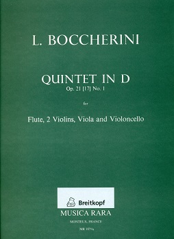 Quintet in D Op21 #1 (parts only)