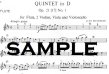 Quintet in D Op21 #1 (parts only)