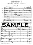 Quintet Op11 #5 in A