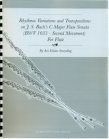 Rhythmic Variations and Transpositions on JS Bach's C Major Flute Sonata (BWV 1033, Second Movement)