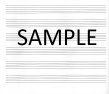 Santorella's Six Stave Manuscript & Lesson Log