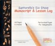 Santorella's Six Stave Manuscript & Lesson Log