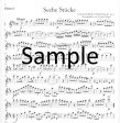 Sechs Stucke (Parts Only)