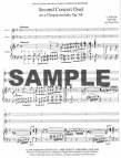 Second Concert Duet melody by Chopin