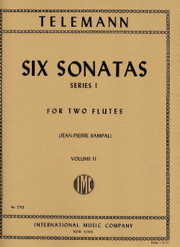 Series 1 Six Sonatas (v.2) (score form) (ed.Rampal)