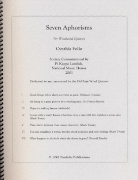 Seven Aphorisms
