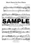 Short Duets for Two Flutes (score form)