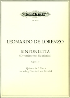 Sinfonetta Op75 (Diverimento Flautistico)  (Parts Only)