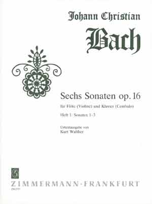 Six Sonatas Op16 (v.1) (D,G,C)