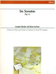 Six Sonatas Op51 (one score)