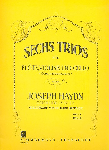 Six Trios Op100 #4-6 (Volume 2) (PARTS ONLY)