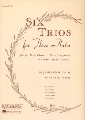 Six Trios, Op83 (Flute 2 Part Only)