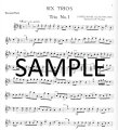 Six Trios, Op83 (Flute 2 Part Only)