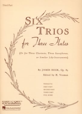 Six Trios, op83 (Flute 3 Part Only)