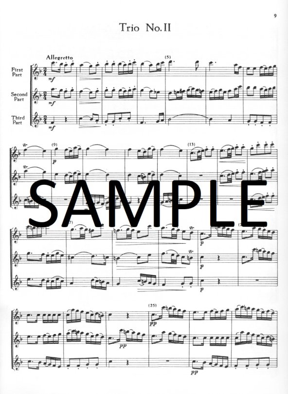 Buy Six Trios, op83 (Score Only) Online at $8.99 - Flute World