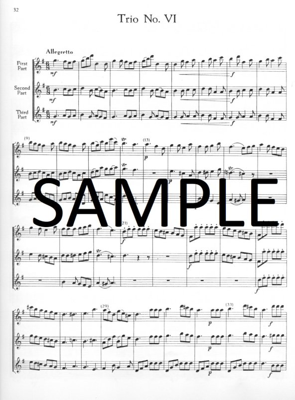 Buy Six Trios, op83 (Score Only) Online at $8.99 - Flute World