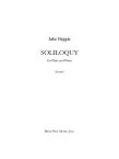 Soliloquy for flute and piano