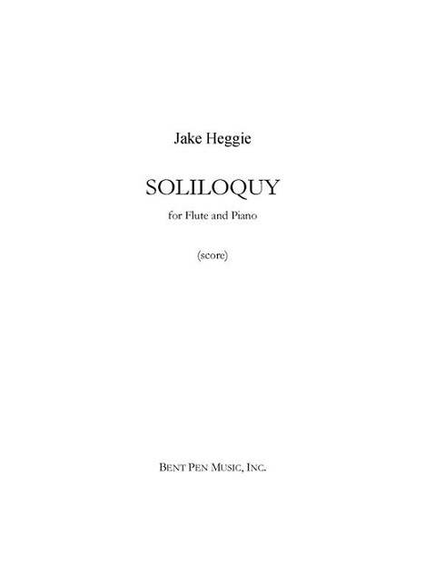Soliloquy for flute and piano