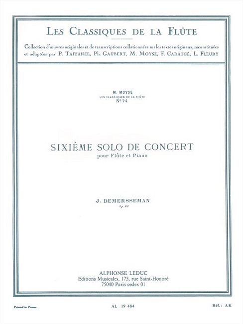 Solo de Concert Op82 (6th)(ed.Moyse,M)