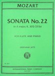 Sonata #22 in A(KV305/293d)