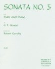 Sonata #5 in F (HWV369) (ed.Cavally)