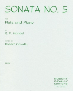 Sonata #5 in F (HWV369) (ed.Cavally)
