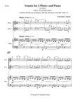 Sonata for 2 Flutes and Piano (Angel Sonata)