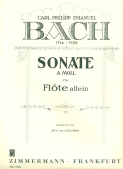 Sonata in a (ed.Van Leeuwen)