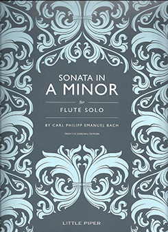 Sonata in a (w/ facsimile of orig. ed.)